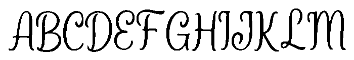 Rabab Font UPPERCASE