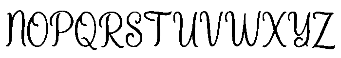 Rabab Font UPPERCASE