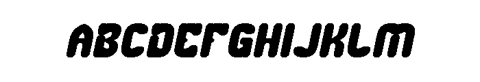 Rabbit Hole Bold Italic Font UPPERCASE