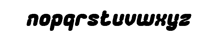 Rabbit Hole Bold Italic Font LOWERCASE