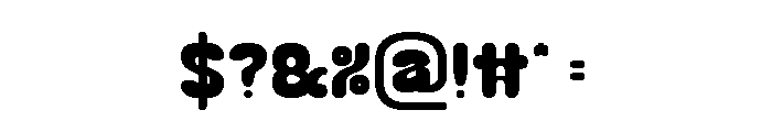 Rabbit Hole Bold Font OTHER CHARS