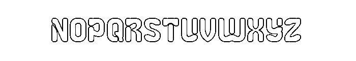 Rabbit Hole-Holes Font UPPERCASE