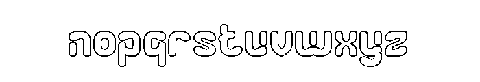 Rabbit Hole-Holes Font LOWERCASE