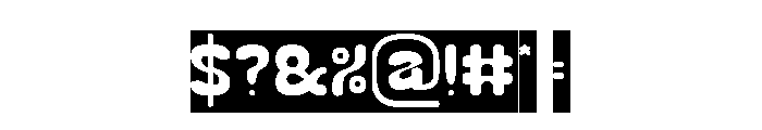 Rabbit Hole-Inverse Font OTHER CHARS
