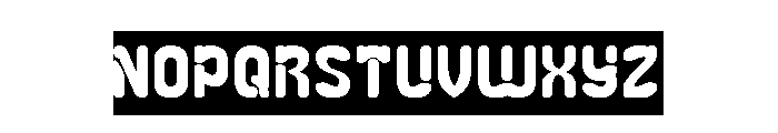 Rabbit Hole-Inverse Font UPPERCASE