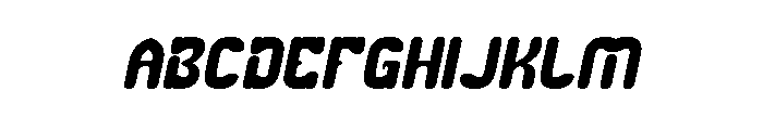 Rabbit Hole Italic Font UPPERCASE