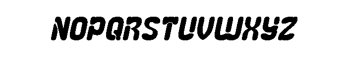Rabbit Hole Italic Font UPPERCASE