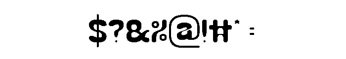 Rabbit Hole-Light Font OTHER CHARS