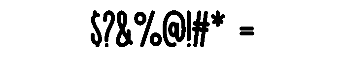 Rabbit Whimsy Regular Font OTHER CHARS