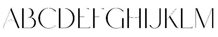 Rabble Delicate Font UPPERCASE