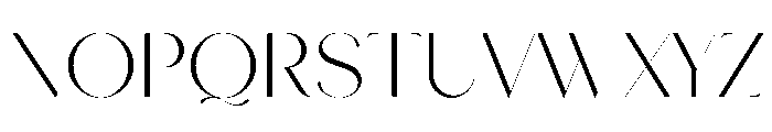 Rabble Delicate Font UPPERCASE