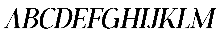 Rabiola Ganesh Italic Font UPPERCASE