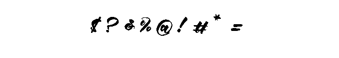 Rabions Font OTHER CHARS