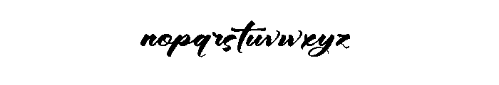 Rabions Font LOWERCASE