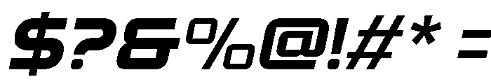 Rabios Italic Font OTHER CHARS