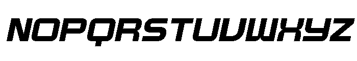 Rabios Italic Font UPPERCASE