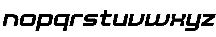 Rabios Italic Font LOWERCASE