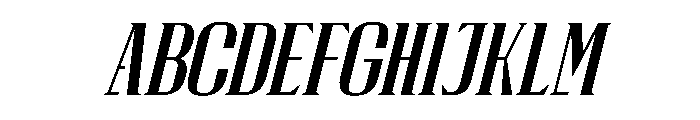 Rabiot Italic Font UPPERCASE