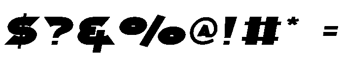 Race Gamer Font OTHER CHARS