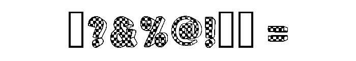 Race Regular Font OTHER CHARS