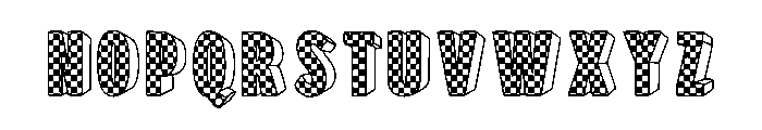 Race Regular Font UPPERCASE