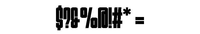 Raceday Regular Font OTHER CHARS