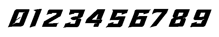 Racing Drift Car Bold Font OTHER CHARS