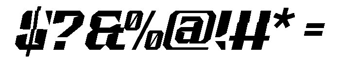 Racing Starter Regular Font OTHER CHARS