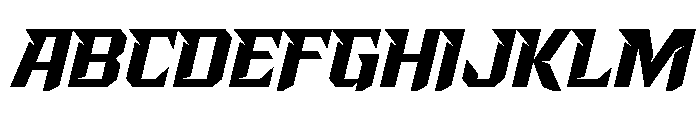 Racing Starter Regular Font UPPERCASE