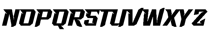 Racing Starter Regular Font UPPERCASE