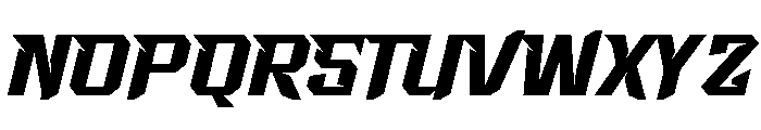 RacingStarter-Regular Font UPPERCASE