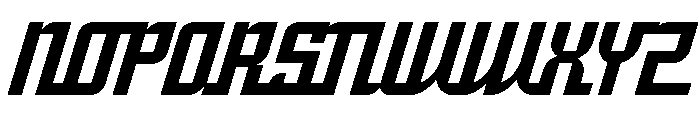 Racken-Regular Font UPPERCASE