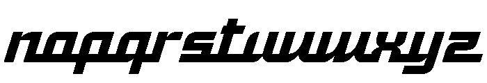 Racken-Regular Font LOWERCASE
