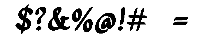 Rackham Font OTHER CHARS