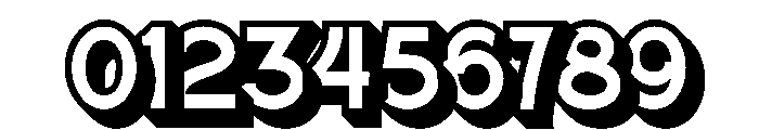 Racole Extrude Font OTHER CHARS
