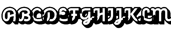 Racole Extrude Font UPPERCASE