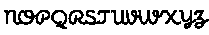 Racole Regular Font UPPERCASE