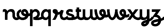Racole Regular Font LOWERCASE