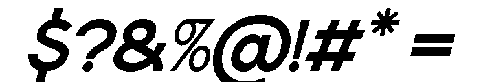 Racole Slant Font OTHER CHARS