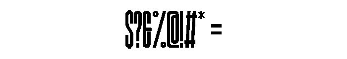 Racone Regular Font OTHER CHARS