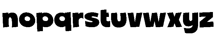 Rad Stacio Regular Font LOWERCASE