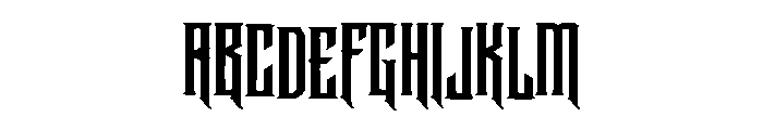 Radeknus Gothic Font UPPERCASE