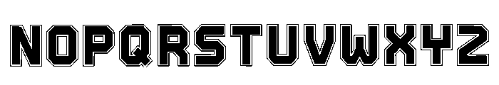 Radial Regular Font UPPERCASE