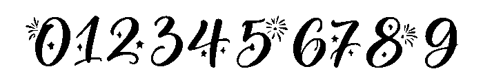 Radiant_Midnight Font OTHER CHARS