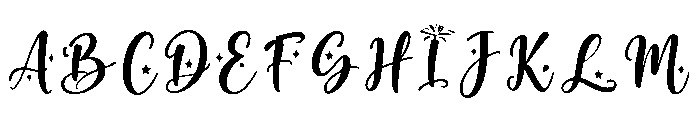 Radiant_Midnight Font UPPERCASE