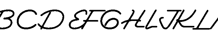 Radiant Sphere Regular Font UPPERCASE