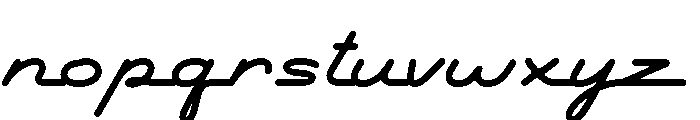 Radiant Sphere Regular Font LOWERCASE