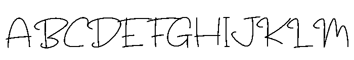 Radiante Font UPPERCASE