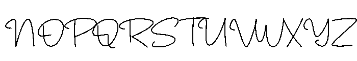 Radiante Font UPPERCASE
