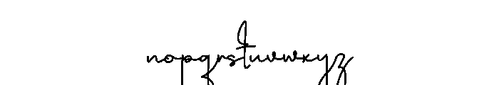 Radiante Font LOWERCASE